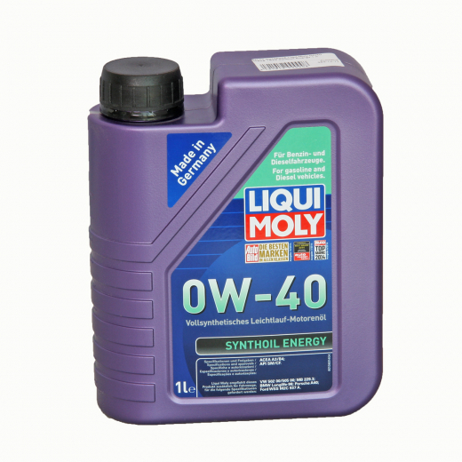 Масло моторное синтетическое 0W40 Liqui Moly 1922 Synthoil Energy 1л.