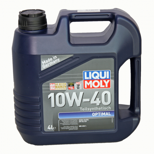 Масло моторное полусинтетическое 10W40 Liqui Moly 3930 Optimal 4л.
