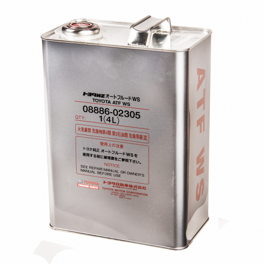 Масло трансмиссионное акпп Toyota 4л. ATF WS , 08886-02305