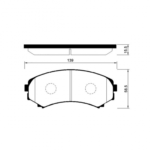 Колодки тормозные передние контрактные PF-3414 дисковые