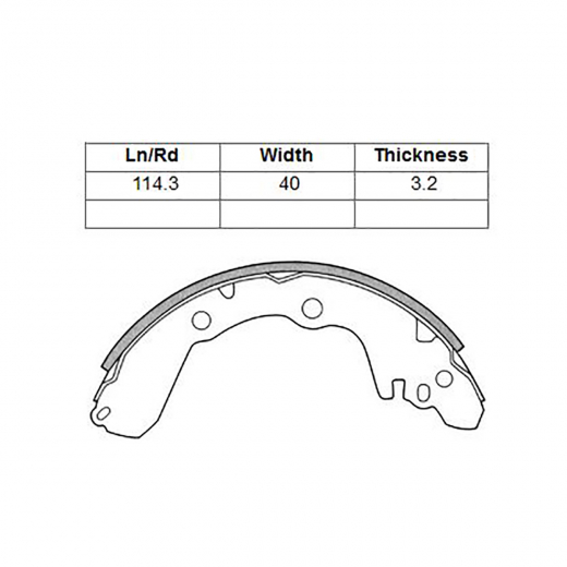 Колодки тормозные задние контрактные T687 барабанные