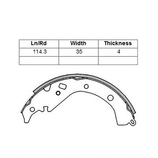Колодки тормозные задние Just Drive JBS0023 барабанные
