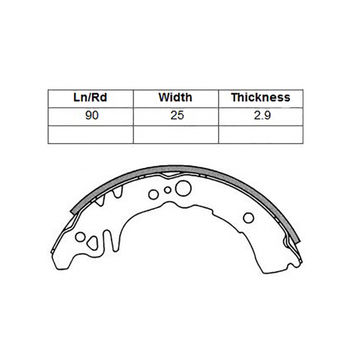 Колодки тормозные задние Just Drive JBS0022 барабанные