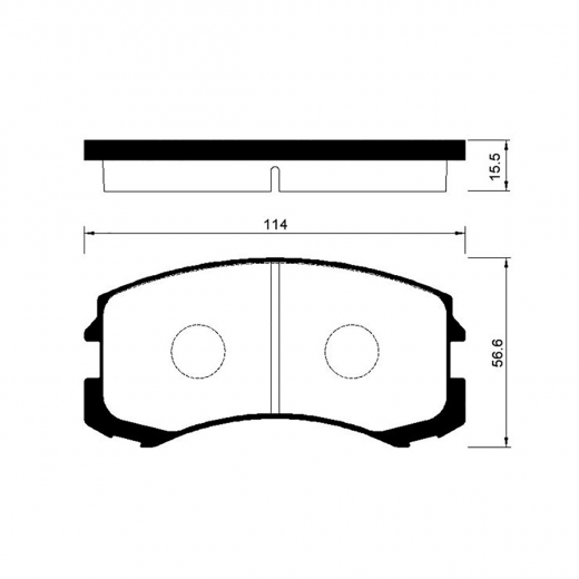 Колодки тормозные передние Just Drive JBP0112 дисковые