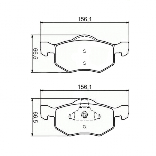Колодки тормозные передние контрактные PN-5805 дисковые