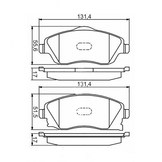Колодки тормозные передние Delphi LP1676 дисковые