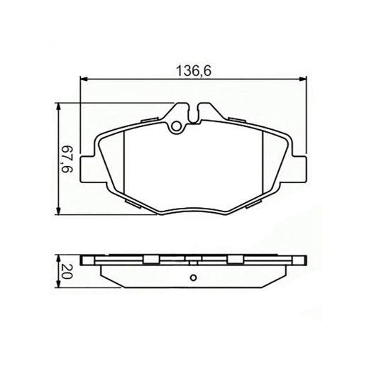 Колодки тормозные передние Just Drive JBP0310 дисковые