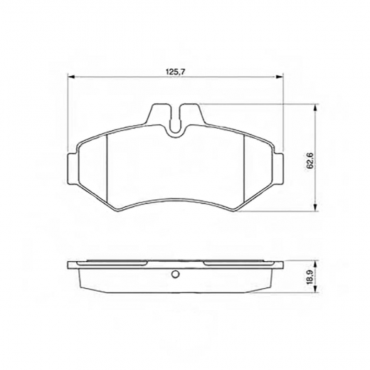 Колодки тормозные задние Delphi LP1437 дисковые
