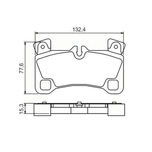 Колодки тормозные задние Delphi LP2118 дисковые
