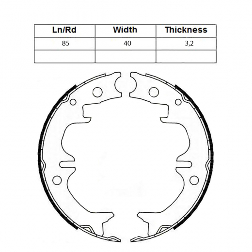 Колодки тормозные задние Toyota 46590-20040 дисковые стояночного тормоза , передняя