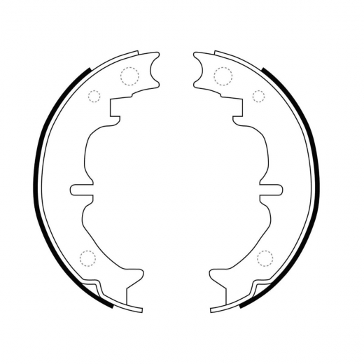 Колодки тормозные задние Toyota 46540-22040 дисковые на ручник , передняя