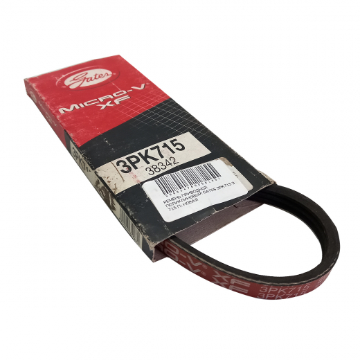 Ремень приводной поликлиновый (3x715мм.) Gates 3PK715