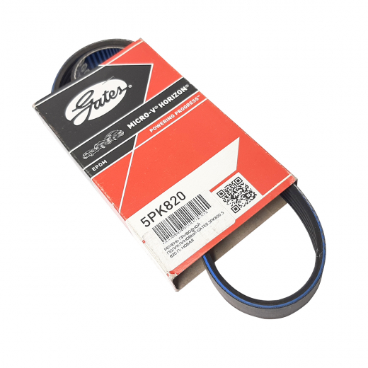 Ремень приводной поликлиновый (5x820мм.) Gates 5PK820
