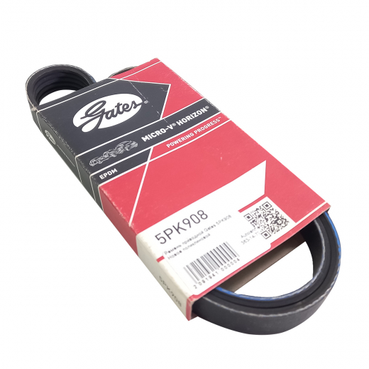 Ремень приводной поликлиновый (5x908мм.) Gates 5PK908