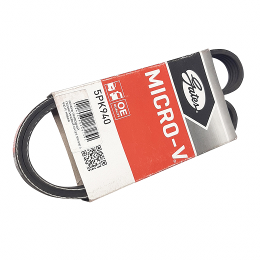 Ремень приводной поликлиновый (5x940мм.) Gates 5PK940