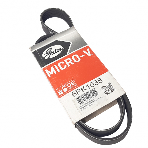 Ремень приводной поликлиновый (6x1038мм.) Gates 6PK1038