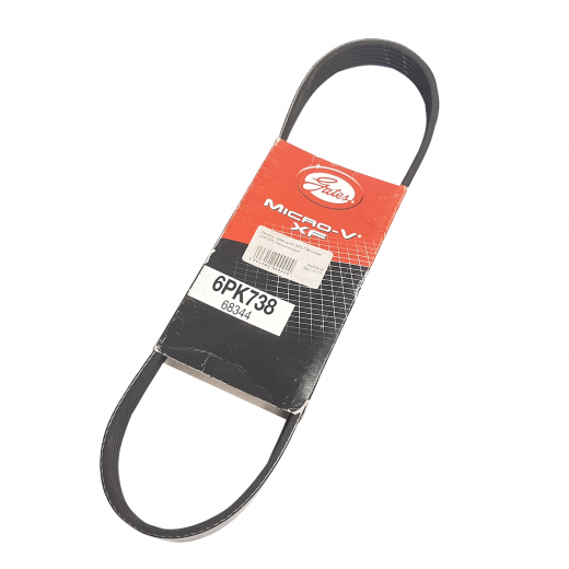 Ремень приводной поликлиновый (6x738мм.) Gates 6PK738
