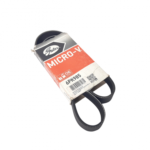 Ремень приводной поликлиновый (6x985мм.) Gates 6PK985