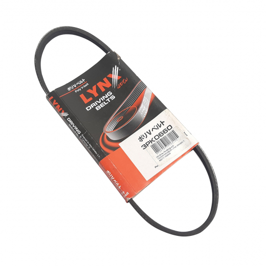 Ремень приводной поликлиновый (3x660мм.) Lynx 3PK660