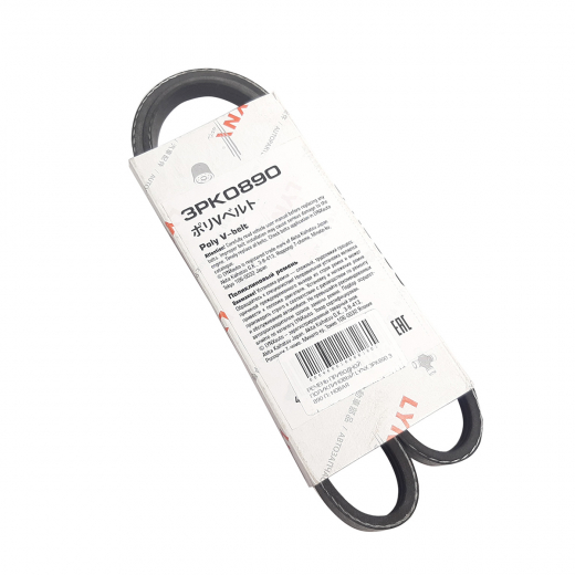 Ремень приводной поликлиновый (3x890мм.) Lynx 3PK890