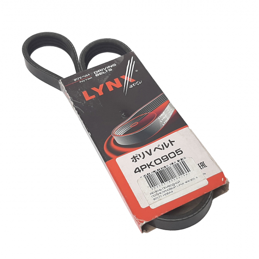 Ремень приводной поликлиновый (4x905мм.) Lynx 4PK905