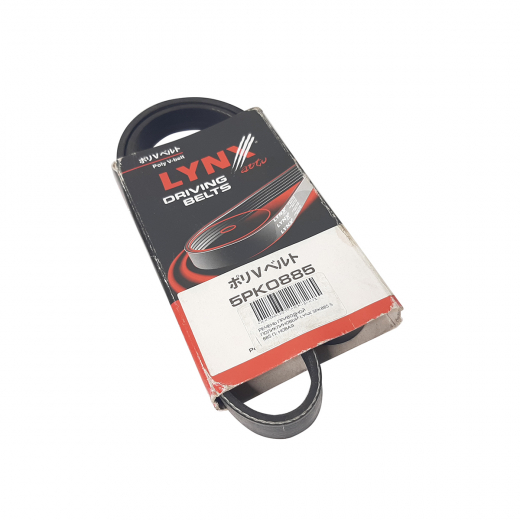 Ремень приводной поликлиновый (5x885мм.) Lynx 5PK885