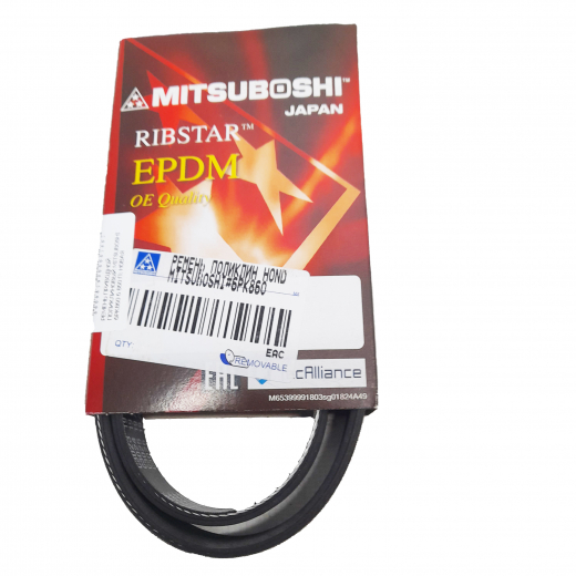 Ремень приводной поликлиновый (6x860мм.) Mitsuboshi 6PK860