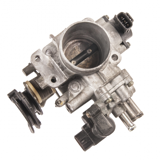 Блок дроссельных заслонок ДВС Toyota Corolla/ Sprinter/ Carib '97-'02/ Levin/ Trueno '97-'00/ Marino/ Ceres '97-'98/ Spacio '97-'01 (4A-FE) 1 трубка сверху контрактный