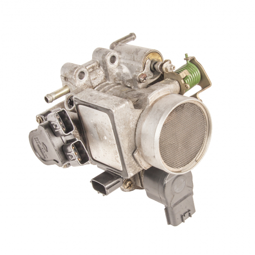 Блок дроссельных заслонок ДВС Nissan March/ Cube '99-'02 (CGA3DE, CG10DE) 2 разъема контрактный