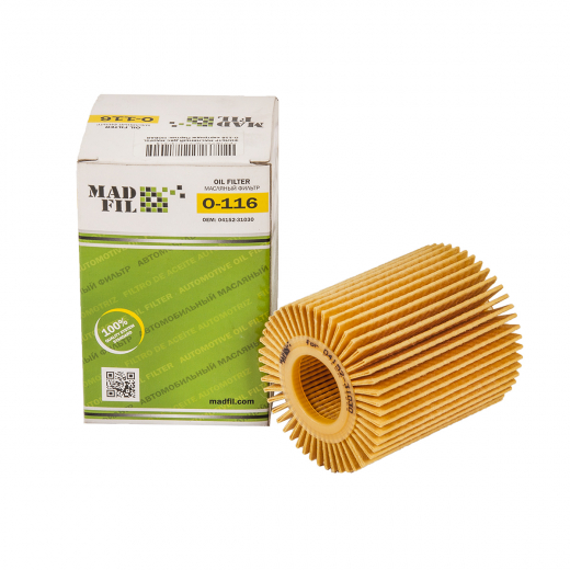 Фильтр масляный ДВС Madfil O-116 картридж