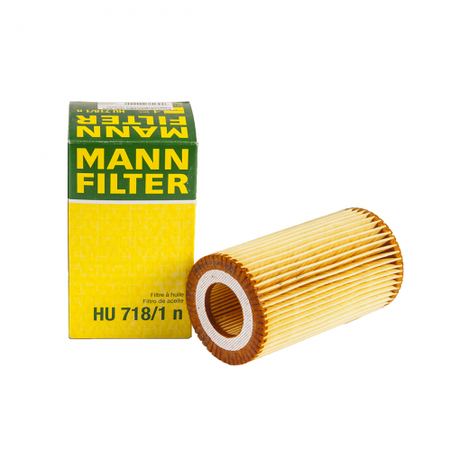 Фильтр масляный ДВС MANN HU718/1N картридж