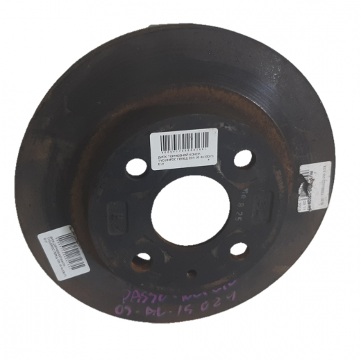 Диск тормозной передний Daihatsu YRV '00-'05/ Boon '04-'10/ Storia/ Toyota Duet '98-'04/ Passo '04-'16 (234 *16 *4x100) контрактный